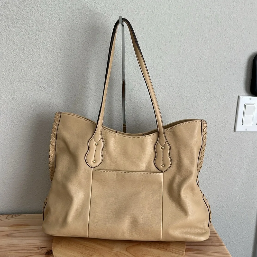 Aimee Kestenberg Complete Me Whipstitch Leather Tote